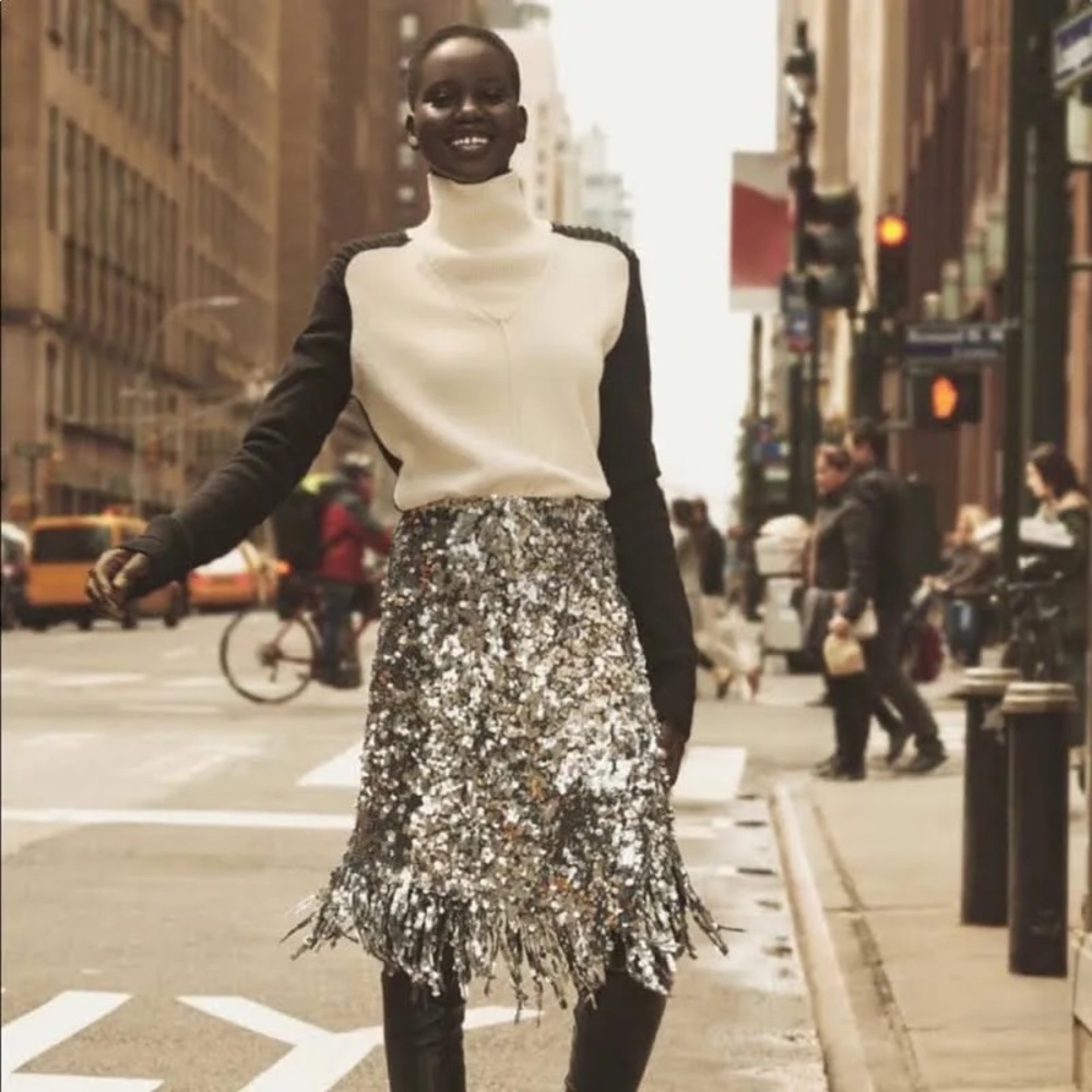 Nwt H&M Studio Collection Colorblock Sweater Small - image 1